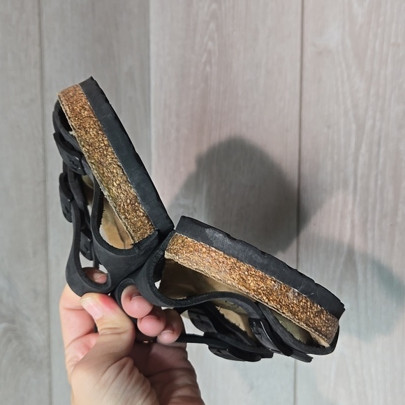 Aerothotic Women Florida Leather sandal slide flats shoes sz 40/9 - Picture 4 of 13